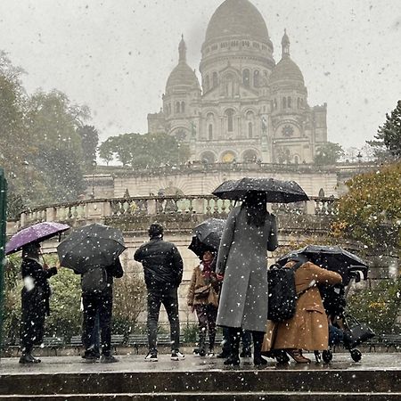 Апартаменты Montmartre Joli 2 Pieces Au Pied Du Sacre Coeur Париж Экстерьер фото